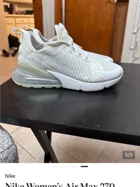 Nike Air Max 270 Women's Sneaker - Off-White/Cream